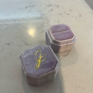 The MRS BOX ‘J’ Lavender Initial